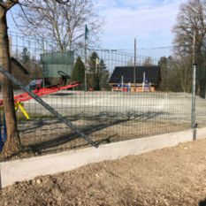 Nové oplocení dětského hřiště Sedlec