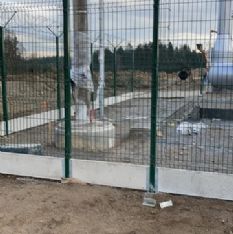 Oplocení plynové stanice v Boru