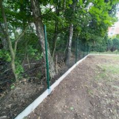 Oplocení školního dvora Horní Bříza