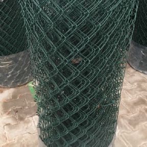 Pletivo PVC  100 cm -15 m,s vpleteným napínacím drátem, zelené