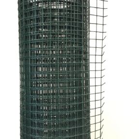 Svařovaná síť PVC - zelená, oko 13x13, dr.1,2mm  v. 1000 mm