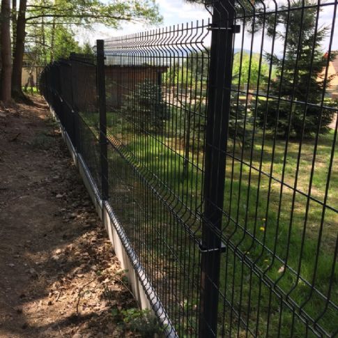 Sloupek Zn,PVC 60x40x2 - 3000 mm - antracitový