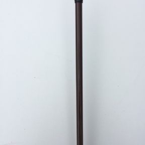 Zakončovací tyčka PVC, 205 cm - hnědá