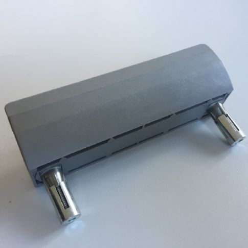Doraz pro zámek LOCINOX,SMKL šedý 7040 rovný
