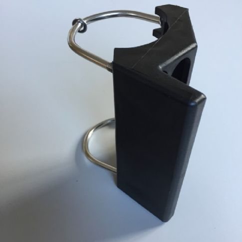 Doraz pro zámek LOCINOX,SKRZ černý 9005 kruhový