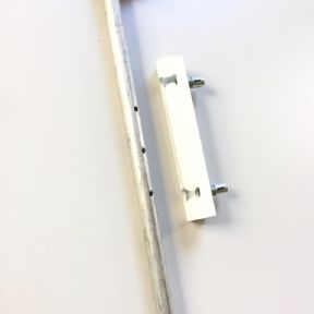 Zajišťovací kolík křídla brány LOCINOX VSF - bílý