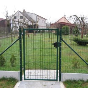 Plotová vrátka Zn,PVC, 1,0 x 2,0 m