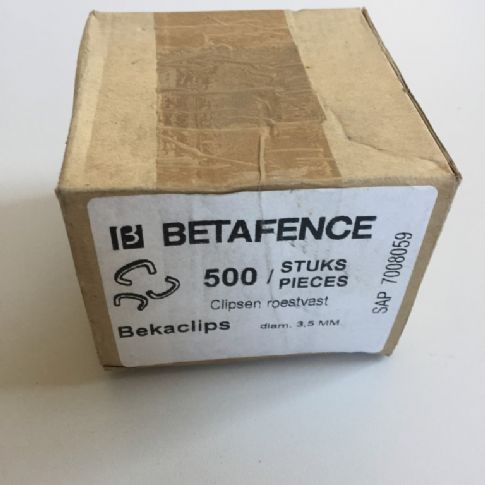 Svorky Bekaclip (500ks v balení)