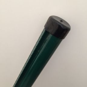 Sloupek s nosem Zn,PVC 50x2100 mm - zelený