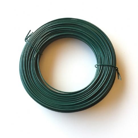Vázací drát Zn + PVC, pr. 2,0mm/50m - zelený