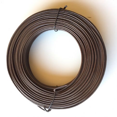 Vázací drát Zn + PVC, pr. 2,0mm/50m - hnědý