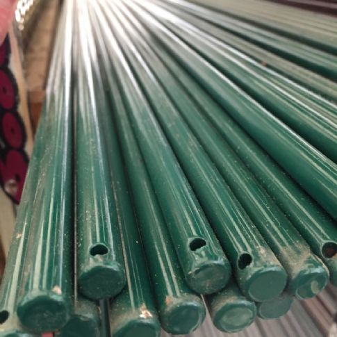 Zakončovací tyčka PVC, 130 cm - zelená