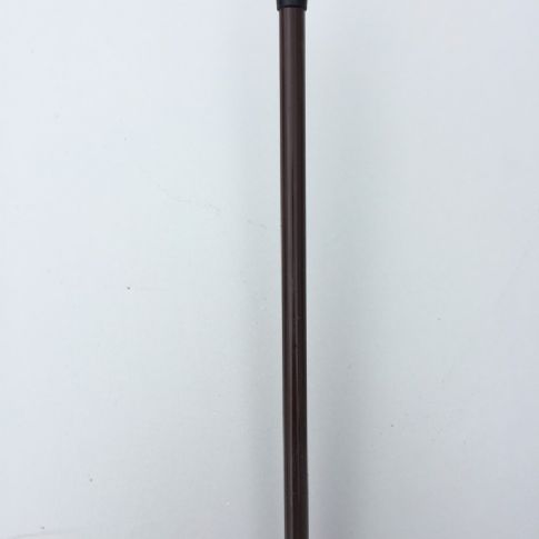 Zakončovací tyčka PVC, 165 cm - hnědá