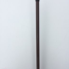 Zakončovací tyčka PVC, 205 cm - hnědá