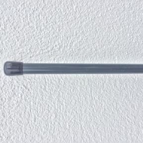 Zakončovací tyčka PVC, 155 cm - antracitová