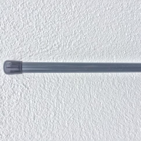Zakončovací tyčka PVC, 155 cm - antracitová