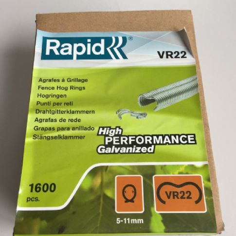 Spona VR22 Rapid 1600pcs. - Zn