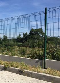 Sloupek Zn,PVC 60x40x2 - 2400 mm - zelený