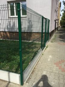 Sloupek Zn,PVC 60x40x1,5 - 2200 mm - zelený